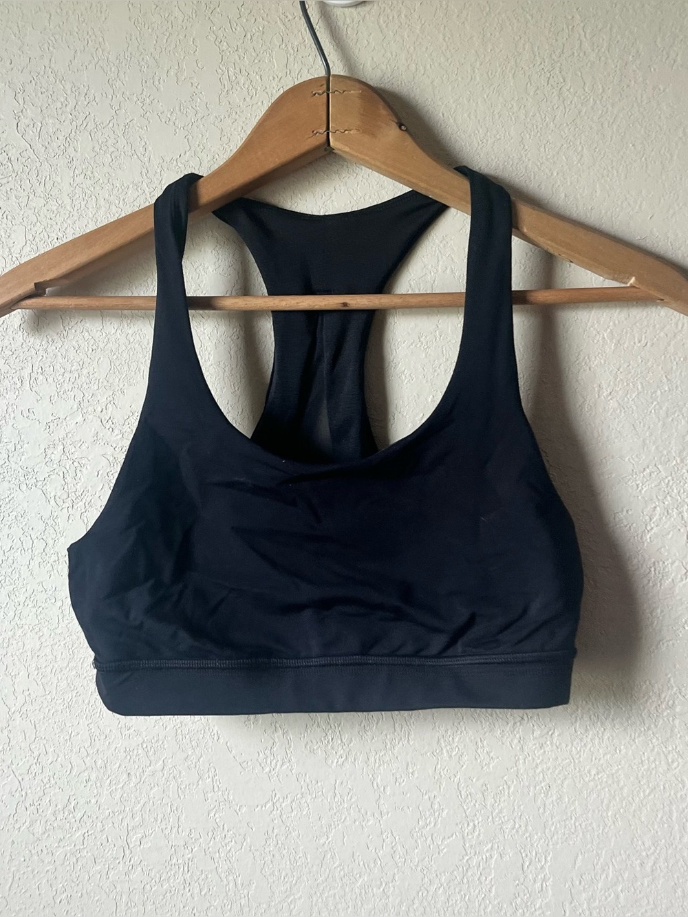 Lululemon Black Racerback Sports Bra - Women's Size 4